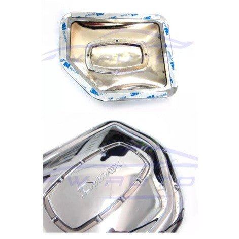 cab ครอบฝาถังน้ำมัน Isuzu D-max Dmax 2002 2003 - 2007 สีชุบโครเมี่ยม อีซูซุ ดีแม็กซ์ ครอบฝาถัง ฝาถังน้ำมัน ถังน้ำมัน - Image 2
