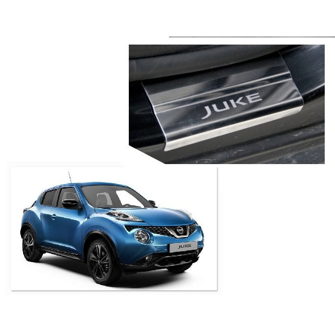 ชายบันได สคัพเพลท Nissan Juke 2010-2018 นิสสัน จู้ค คิ้วกันรอยขอบประตู กาบบันได ชายบันไดประตู คิ้วกันรอย กันรอยประตู - Image 2