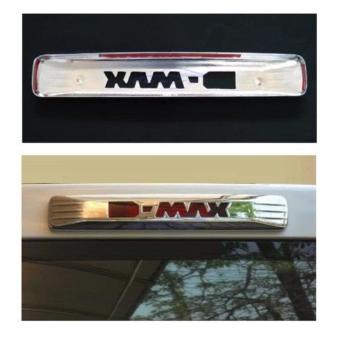 ครอบไฟเบรก สีชุบ Isuzu D-max 2012 - 2019 อีซูซุ ดีแม็ก ดีแมค ครอบไฟเบรค ครอบไฟเบรคหลังคา Dmax Stealth ไฟเบรกดวงที่3 - Image 2