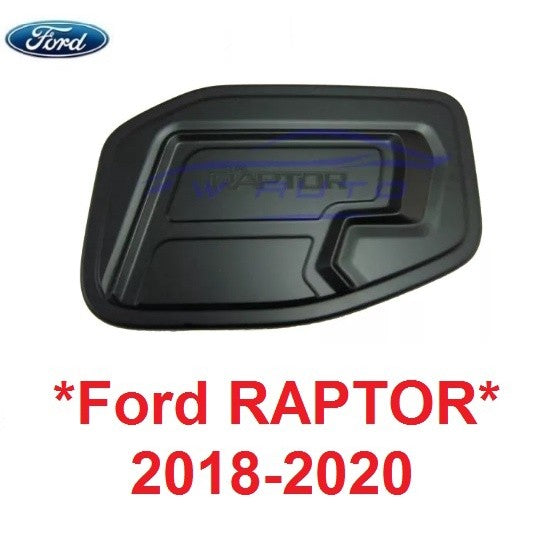 สีดำด้าน ครอบฝาถังน้ำมัน FORD RAPTOR 2018 - 2020 ฟอร์ด เรนเจอร์ แร็พเตอร์ ครอบฝาถัง ครอบฝาปิดถังน้ำมัน RANGER