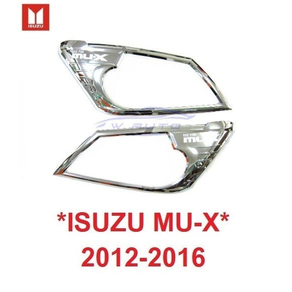 สีโครเมี่ยม ครอบไฟหน้า Mu-x 2012 2013 2014 2015 2016 ฝาครอบ ไฟท้าย อีซูซุ มิวเอ็กซ์ มิวเอ็ก Isuzu ครอบไฟท้าย MUX - Image 7