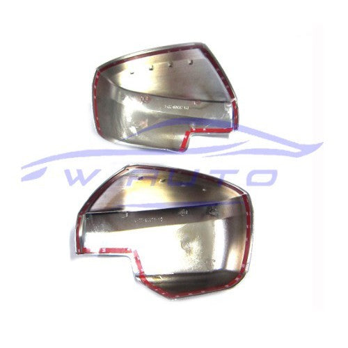รุ่นไม่มีไฟเลี้ยว ครอบกระจก Isuzu D-max MU-X MUX 2021 2022 2023 โครเมี่ยม อีซูซุ มิวเอ็กซ์ ดีแม็กซ์ กระจกมองข้าง DMAX - Image 2