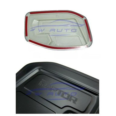 สีดำด้าน ครอบฝาถังน้ำมัน FORD RAPTOR 2018 - 2020 ฟอร์ด เรนเจอร์ แร็พเตอร์ ครอบฝาถัง ครอบฝาปิดถังน้ำมัน RANGER - Image 2