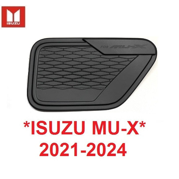 ครอบฝาถังน้ำมัน ISUZU MU-X 2021 2022 2023 2024 สีชุบโครเมี่ยม อีซูซุ มิวเอ็กซ์ ครอบฝาถัง ฝาถังน้ำมัน ถังน้ำมัน ดำเงา mux - Image 3
