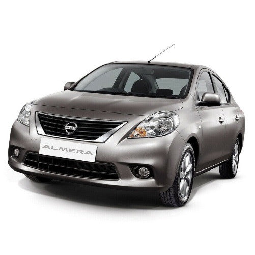 สีชุบโครเมี่ยม ครอบไฟท้าย Nissan Almera 2012 - 2019 ฝาครอบไฟท้าย นิสสัน อัลเมร่า ครอบ ไฟท้าย แต่งไฟ ไฟ 2013 2014 2015 - Image 3