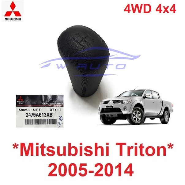 แท้ สีดำ 4x4 หัวเกียร์กระปุก 5ระดับ  MITSUBISHI TRITON 2005 - 2014  มิตซูบิชิ ไทรทัน 4WD 5 Speed หัวเกียร์ เกียร์