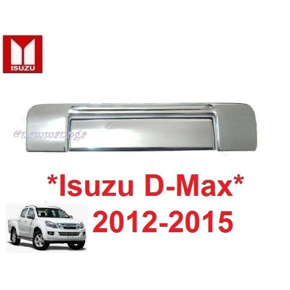 รถตามรูป ครอบมือเปิดท้าย ISUZU DMAX D-MAX 2012 - 2015 โครเมี่ยม อีซูซุ ดีแม็กซ์ มือดึงท้ายรถ มือดึงท้ายรถ มือจับ ท้าย