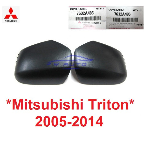 แท้ศูนย์ ฝาหลังกระจกมองข้าง Mitsubishi Triton PAJERO 2005 - 2014 มิตซูบิชิ ไทรทัน ปาเจโร ฝาครอบกระจกมองข้าง สีดำ 2015