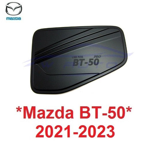 ดำด้าน ครอบฝาถังน้ำมัน MAZDA BT50 BT-50 PRO 2021 - 2023  มาสด้า บีที50 โปร ฝาถังน้ำมัน ครอบฝาถัง ที่ปิดฝาถังน้ำมัน