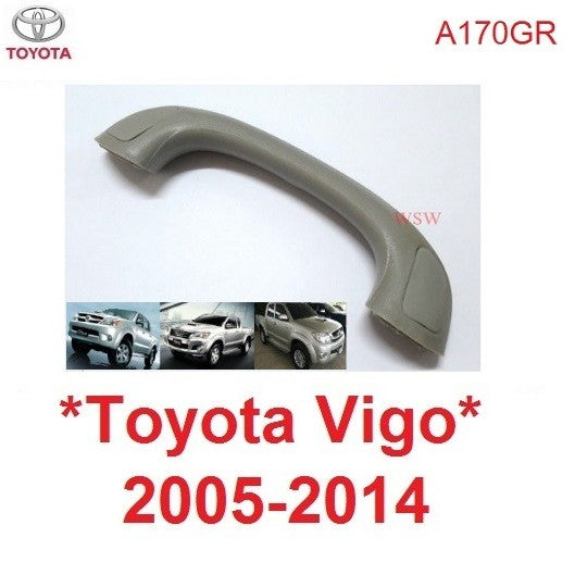 มือโหน ขึ้นรถ สีเทา Toyota Hilux Vigo 2005 - 2015 โตโยต้า วีโก้ เสา มือจับขึ้นรถ อะไหล่ ภายในรถยนต์ มือโหนเสาข้าง