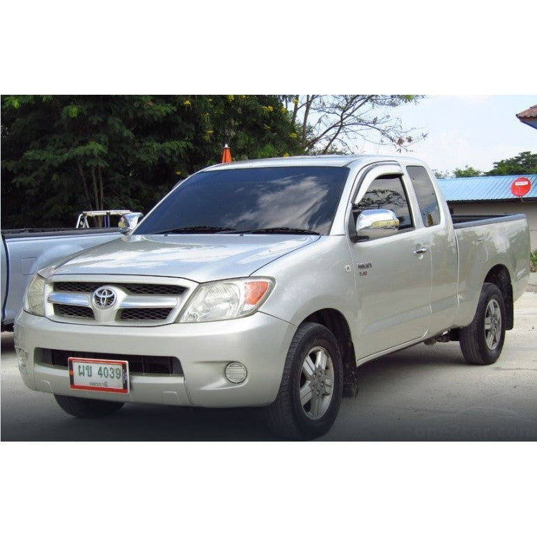 รุ่น2ประตู ลายไม้ ครอบคอนโซล TOYOTA HILUX VIGO 2005 - 2011 โตโยต้า วีโก้ เก่า คอนโซล ชุดแต่งลายไม้ - Image 5