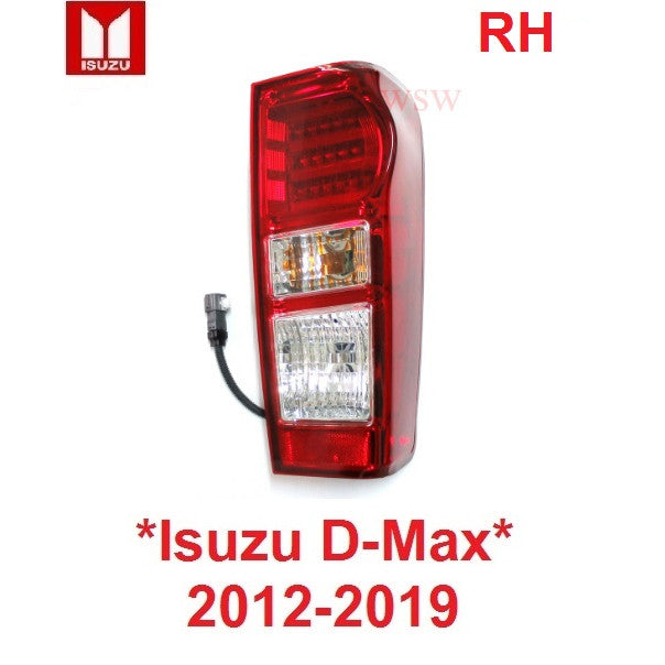 ไฟท้าย LED พร้อมขั้ว ไม่มีหลอดไฟ อีซูซุ ดีแม็กซ์ ดีแมค 2012 - 2019 ฝาแดง ไฟแอลอีดี ISUZU D-MAX Dmax ออลนิว 2015 2016 - Image 7