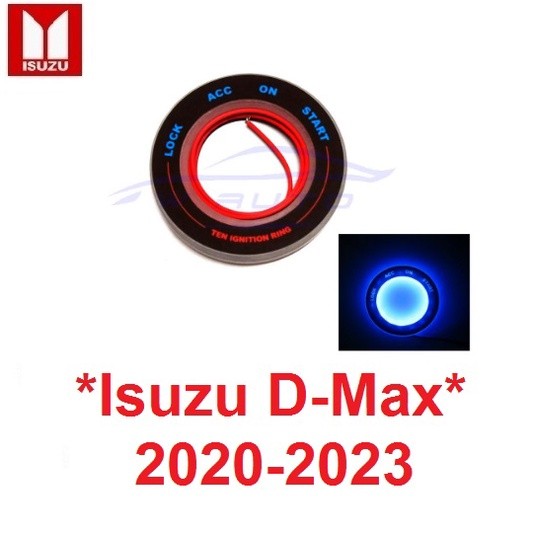 LED ไฟรูกุญแจ แสงสีน้ำเงิน Isuzu Dmax D-max 2020 - 2022 Blue สำหรับ อีซูซุ ดีแมค ไฟ กุญแจสตาร์ท ไฟกุญแจรถ