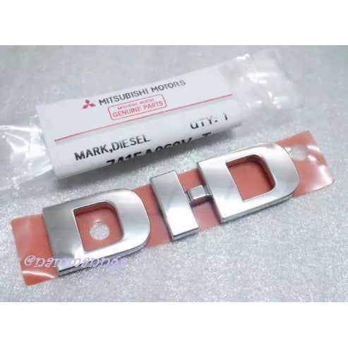โลโก้ DI-D DID Logo BADGE EMBLEM MITSUBISHI TRITON ML MN UTE L200 2005 - 2011 sticker มิตซูบิชิ แผ่นป้าย สติ๊กเกอร์