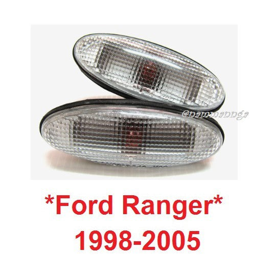 ไฟแก้ม Ford Courier ranger 1998 - 2005 ไฟข้างรถ ฟอร์ด คูเรีย ฟอร์ดเรนเจอร์ ไฟเลี้ยวข้าง ไฟสัญญาณ พร้อมขั้วและหลอดไฟ ไฟ