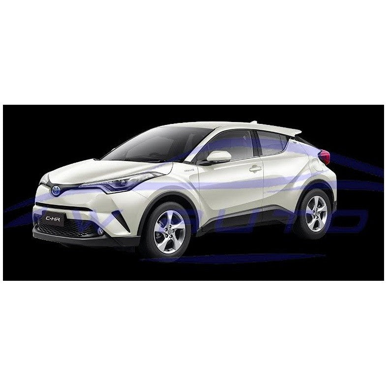 4ชิ้น เสาประตู สแตนเลส Toyota C-HR CHR 2018-2022 แผ่นแปะเสาข้างประตู โตโยต้า ซีเอชอาร์ เสากลาง เสาข้าง ประตู เสากลางรถ - Image 3