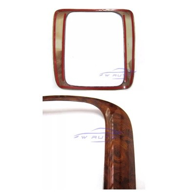 เกียร์ธรรมดา ลายไม้ ครอบเกียร์ TOYOTA VIGO FORTUNER 2004 2005 - 2009 โตโยต้า วีโก้ ฟอร์จูนเนอร์ คอนโซล ลาย ไม้ ขอบเกียร์ - Image 3