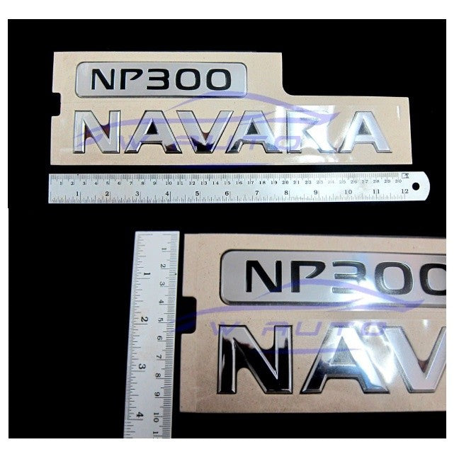 ศูนย์แท้ โลโก้ NP300 สติ๊กเกอร์ NAVARA 2015 - 2022 นิสสัน นาวาร่า เอ็นพี300 NISSAN D23 logo Sticker 2020 NP 300 - Image 2