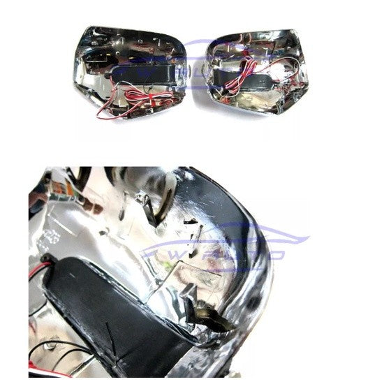 ฝาหลังกระจกมองข้าง LED Mitsubishi Triton 2005 - 2014 โครเมี่ยม มิตซูบิชิ ไทรทัน ปาเจโร่ Pajero กระจก - Image 2