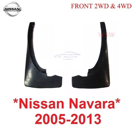 บังโคลนหน้า คู่หน้า 2/4WD NISSAN NAVARA D40 2005 - 2015 ยางบังโคลน ยางกันโคลน นิสสัน นาวาร่า ดี40 2013 บังโคลน