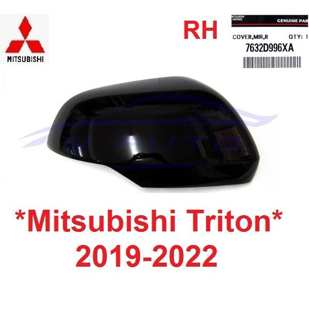 ศูนย์แท้ ขวา เว้าไฟ ฝาครอบกระจก Mitsubishi Triton 2019 - 2022 มิตซูบิชิ ไทรทัน ฝาหลังกระจกมองข้าง ครอบกระจกข้าง MR ซ้าย