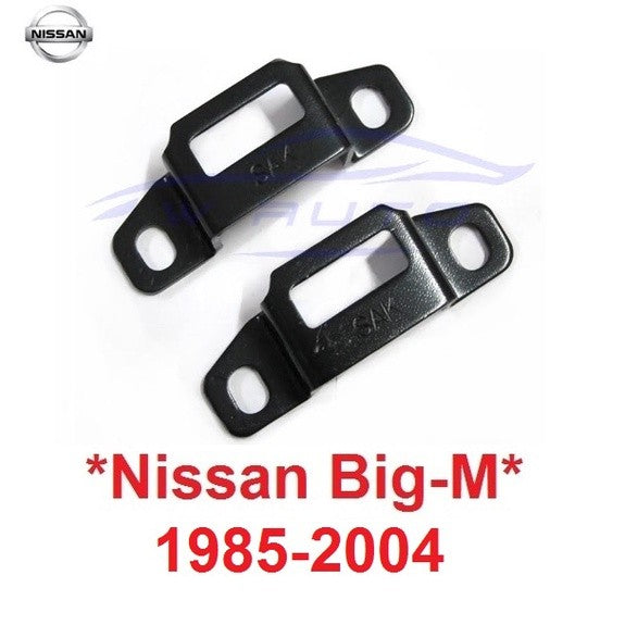 กลอนฝาท้าย 1คู่ Nissan Frontier D22 Big M D21 1985 - 2004 แป้นรับกลอนฝาท้าย นิสสัน บิ๊กเอ็ม ฟรอนเทียร์ สลักล๊อคประตูท้าย