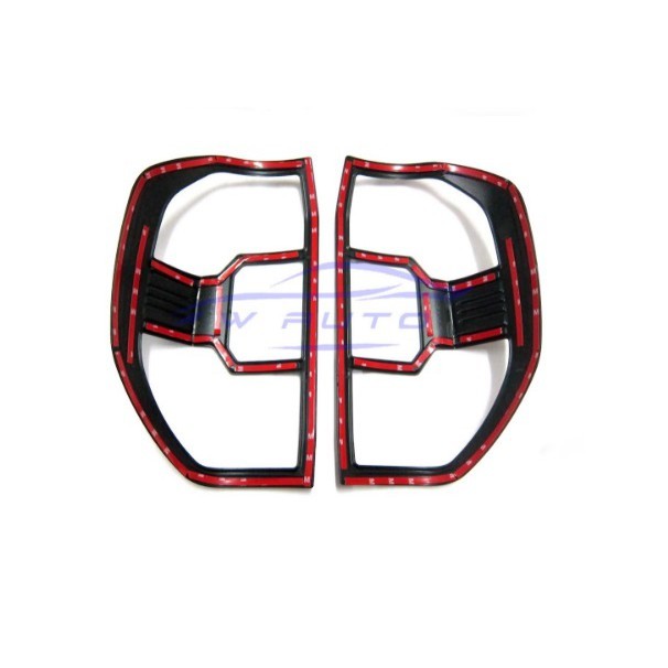 สีดำด้าน ครอบไฟท้าย MG EXTENDER 2019-2020 รถยนต์ เอ็มจี เอ็กเทนเดอร์ เอ้กเทนเด้อ ครอบไฟ ฝาครอบท้าย - Image 2