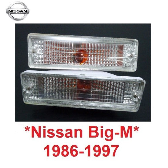 คริสตัล ไฟกันชน NISSAN NAVARA BIG-M FRONTIER D21 1986 - 1997 ไฟหรี่กันชน นิสสัน บิ๊กเอ็ม ไฟ ไฟหรี่ ไฟในกันชน ไฟตัดหมอก