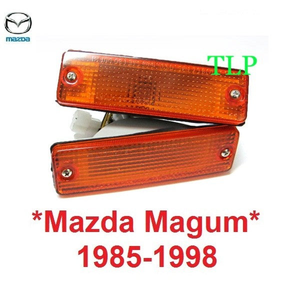 ฝาส้ม ไฟกันชน MAZDA MAGNUM 1985 - 1998 มาสด้า แม็กนั่ม บราโว่ B-SERIES B2000 B2200 B2600 ไฟในกันชน BRAVO ไฟตัดหมอก ไฟ