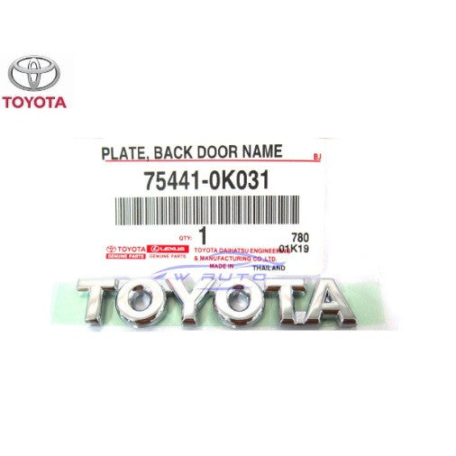 อันเล็ก แท้ 7.4 ซม TOYOTA logo โตโยต้า โลโก้ ป้าย ชุบโครม โครเมี่ยม RAV4 YARIS PRADO HIACE MR2 MRS CAMRY ALTIS