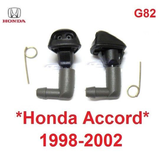 ปุ่มฉีดน้ำฝน 1คู่ HONDA ACCORD 1998 - 2002 หัวฉีดน้ำฝน ฮอนด้า แอคคอร์ด ที่ฉีดน้ำฝน G82 ฉีดน้ำฝน 1999 2000 2001