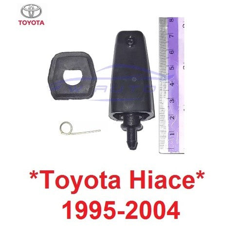 ปุ่มฉีดน้ำฝน รถตู้เก่า โตโยต้า ไฮเอช 1992 - 2004 ที่ฉีดน้ำกระจก Toyota Hiace LH112 หัวฉีดน้ำกระจกหน้า หัวฉีดน้ำฝน ที่ฉีด