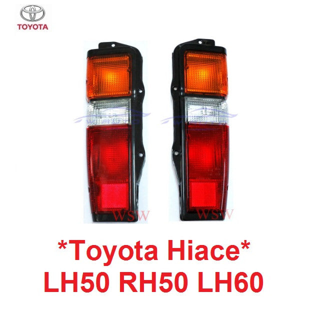 ไฟท้าย รถตู้เก่า ️โตโยต้า ไฮเอช TOYOTA HIACE LH50 RH50 LH60 เสื้อไฟท้าย ไฟหลัง อะไหล่ ไฟ ไม่รวมขั้วและหลอดไฟ