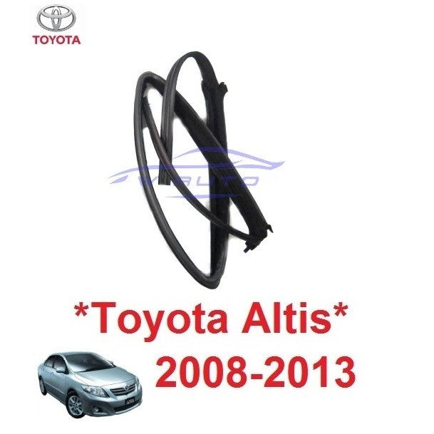 ยางสักหลาด ร่องกระจก Toyota Altis 2008 - 2013 ยางร่องกระจก โตโยต้า อัลติส ยางกระจก ยาง