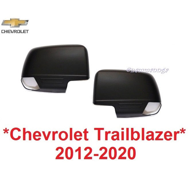 แปะเทป ครอบกระจกมองข้าง ดำด้าน Chevrolet Trailblazer 2012 - 2019 ครอบกระจก เชฟโรเลต เทรลเบลเซอร์ ครอบกระจกข้าง 2015 2018