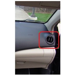 ช่องแอร์ ชิ้นข้าง TOYOTA VIOS 2008 - 2013 ช่องปรับแอร์ โตโยต้า วีออส ชุดแอร์ ช่องลมแอร์ ทรงกลม - Image 2