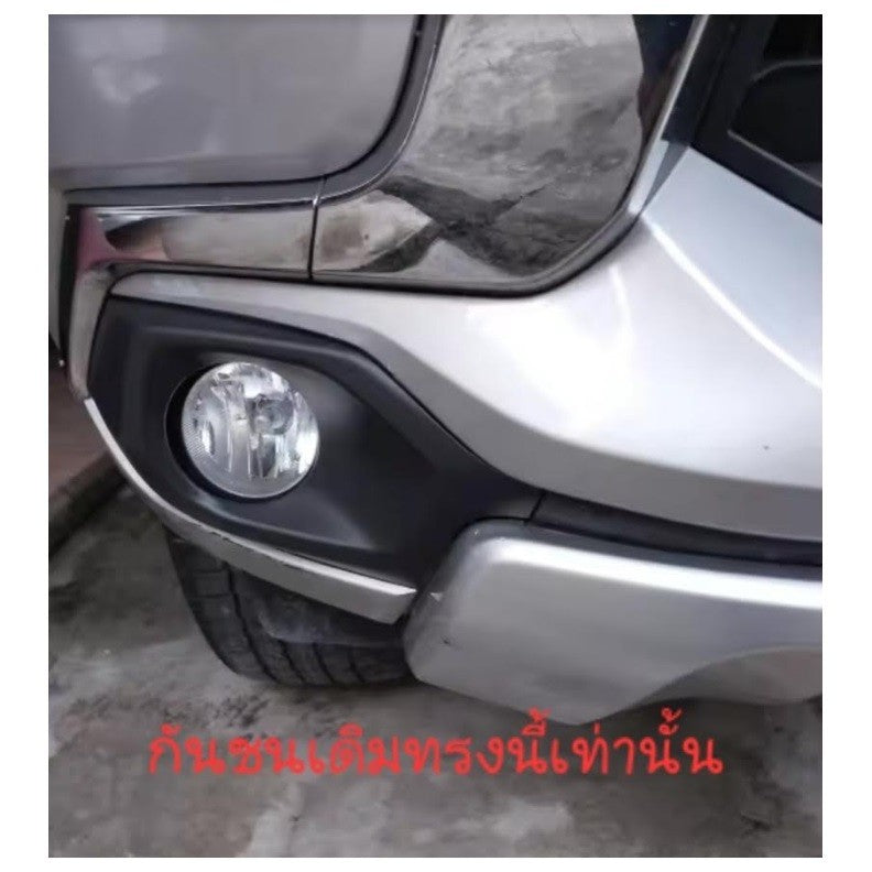 สีโครเมี่ยม ครอบไฟตัดหมอก มิตซูบิชิ ปาเจโร่ 2015 - 2019 ครอบสปอตไลท์ MITSUBISHI PAJERO SPORT ครอบ ไฟสปอร์ตไลท์ 2018 - Image 4