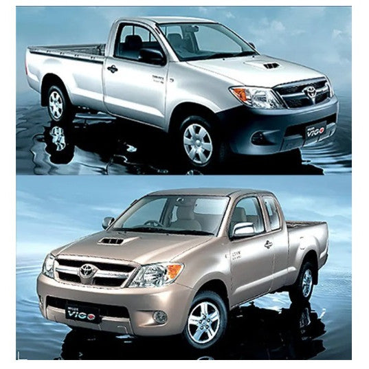 แท้ศูนย์ รุ่น2ปต ตัวนอก ขวา คิ้วรีดน้ำประตู Toyota Vigo 2005 - 2014 ขอบกระจก ยางรีดน้ำประตู โตโยต้า ไฮลักซ์ วีโก้ ยาง - Image 2