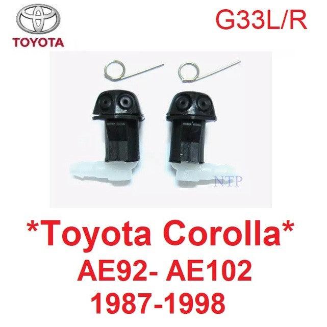 ปุ่มฉีดน้ำฝน TOYOTA COROLLA AE92 AE102 ST171 ที่ฉีดน้ำกระจก โตโยต้า โคโรส่า1987 - 1998 หัวฉีดน้ำ ที่ฉีดน้ำกระจก