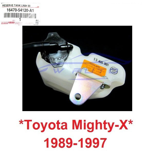 ศูนย์แท้ กระปุกพักน้ำ TOYOTA MIGHTY-X LN85 1989-1997 กระป๋องพักน้ำ โตโยต้า ไมตี้เอ็กซ์ ที่พักน้ำ หม้อน้ำ mighty x ไมตี้