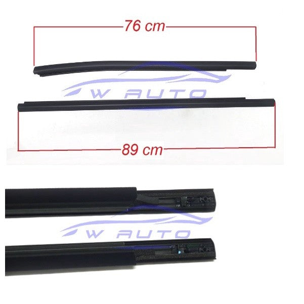 แท้ศูนย์ 4 อัน คิ้วรีดน้ำ ชิ้นนอก Ford Ranger XLT PX 2012 - 2021 คิ้วรีดน้ำประตูรถยนต์ ฟอร์ด เรนเจอร์ ยางขอบประตู - Image 2