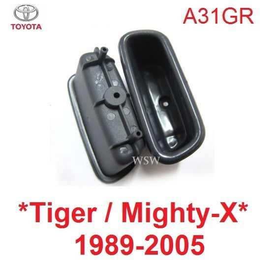 สีเทา หลุมดึงประตู TOYOTA TIGER MIGHTY-X 1989 - 2005 โตโยต้า ไทเกอร์ ไมตี้เอ็กซ์ มือเปิดประตูใน มือเปิด ช่องดึงประตู