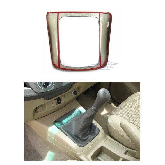 ครอบเกียร์ ธรรมดา TOYOTA VIGO CHAMP FORTUNER 2011 - 2015 ลายไม้ โตโยต้า วีโก้ แชมป์ ฟอร์จูนเนอร์ คอนโซล ขอบเกียร์ - Image 2
