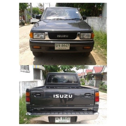 สีดำ 1คู่ มือหมุนกระจก ISUZU TF TFR TROOPER KB KBZ 1980- 2002 อีซูซุ เคบี ทีเอฟ ทีเอฟอาร์ ที่หมุนกระจก ที่ปรับกระจก - Image 3