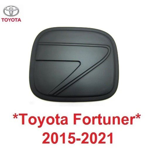 ครอบสีดำด้าน ฝาถังน้ำมัน Toyota Fortuner 2015 - 2021 โตโยต้า ฟอร์จูเนอร์ ครอบฝาถัง ถังน้ำมัน ฝาถังน้ำมัน ของแต่ง