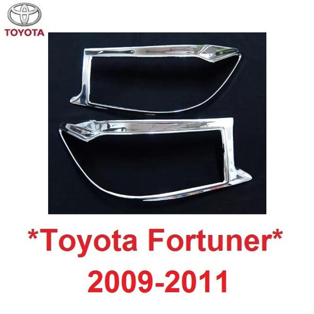 ครอบไฟหน้า Toyota Fortuner 2009 - 2011 โตโยต้า ฟอร์จูนเนอร์ ครอบไฟหน้ารถ ชุดแต่งไฟ ฝาครอบไฟหน้า