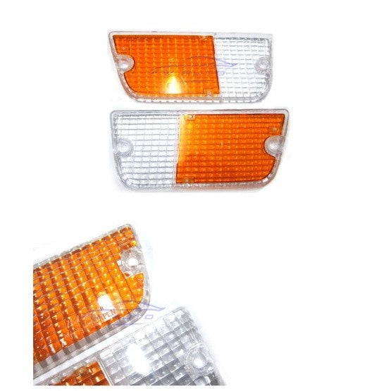 ฝาไฟกันชน นิสสัน ดัสสัน บลูเบิร์ด 610 620 Nissan Datsun Bluebird 1972 - 1979 ฝาไฟหรี่กันชน เลนส์ไฟกันชน - Image 2