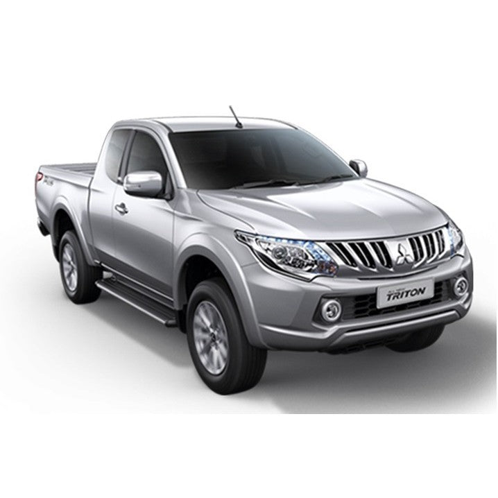สีดำด้าน ครอบไฟหน้า Mitsubishi Triton MQ 2015-2018 มิตซูบิชิ ไทรทัน ครอบไฟ ไฟหน้า ฝาครอบหน้า แต่งไฟ มิตซู ไตตั้น ชุดแต่ง - Image 3