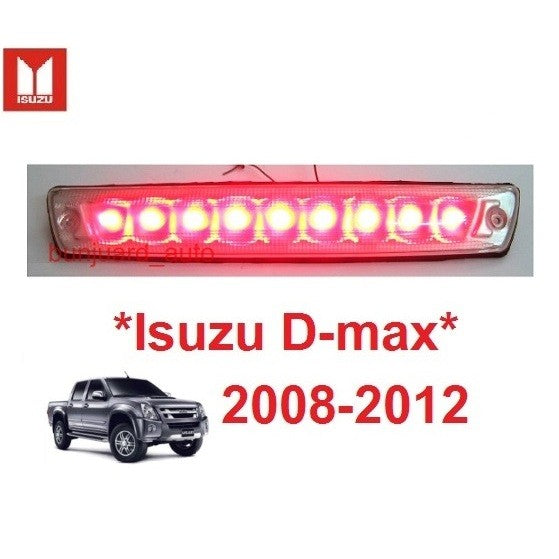 ไฟเบรกท้ายรถ LED ISUZU D-MAX DMAX 2007 2008 - 2011 เลนส์ขาว HOLDEN RODEO อีซูซุ ดีแม็กซ์ ไฟเบรก ไฟเบรค ดีแม็ค D MAX ไฟ