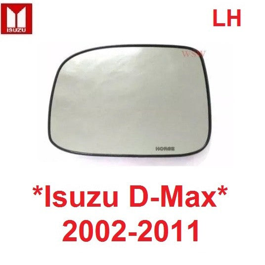 เนื้อกระจก ซ้าย อีซูซุ ดีแม็ก ดีแมค 2002 - 2011 เลนส์ กระจกมองข้าง ซ้าย Isuzu D-Max Dmax กระจก Chevrolet Colorado
